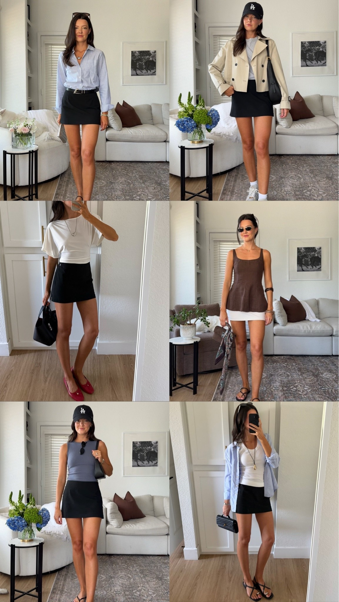 Favorite mini skirt! I am 5’7 and wear a size small/2!
