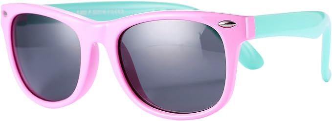 Pro Acme TPEE Rubber Flexible Kids Polarized Sunglasses Age 3-10 | Amazon (US)