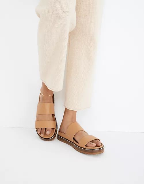 The Charley Double-Strap Slide Sandal | Madewell