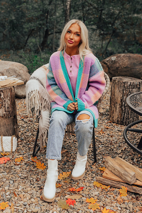 Alpine Escape Plaid Cardigan | Impressions Online Boutique