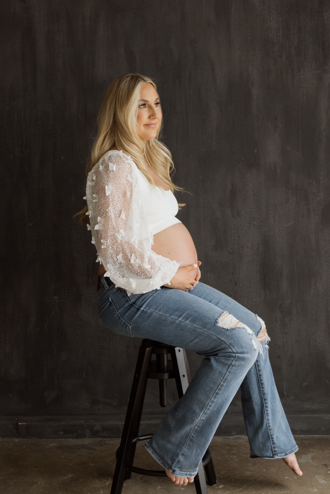 Maternity shoot! Love a classic denim look with a black or white top. 

#LTKfamily #LTKunder100 #LTKbump