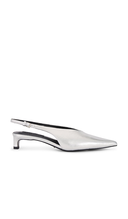 Tony Bianco Calli Heel in Metallic Silver. Size 6.5. Also in 6, 7, 7.5, 8. | Revolve Clothing (Global)