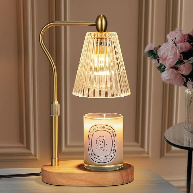 seenlast Candle Warmer Lamp, Candle Warmer with Timer Dimmer Adjustable Height, Electric Wax Warm... | Amazon (US)