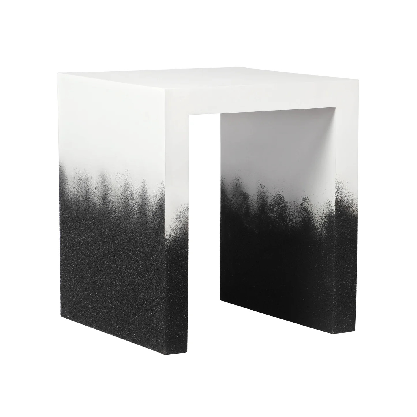 Matra Black and White End Table | TOV Furniture