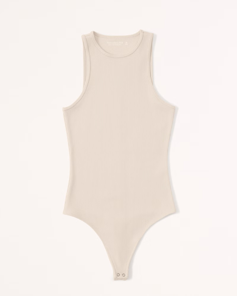 Women's Essential Ribbed Tank Bodysuit | Women's 30% Off Select Styles | Abercrombie.com | Abercrombie & Fitch (US)