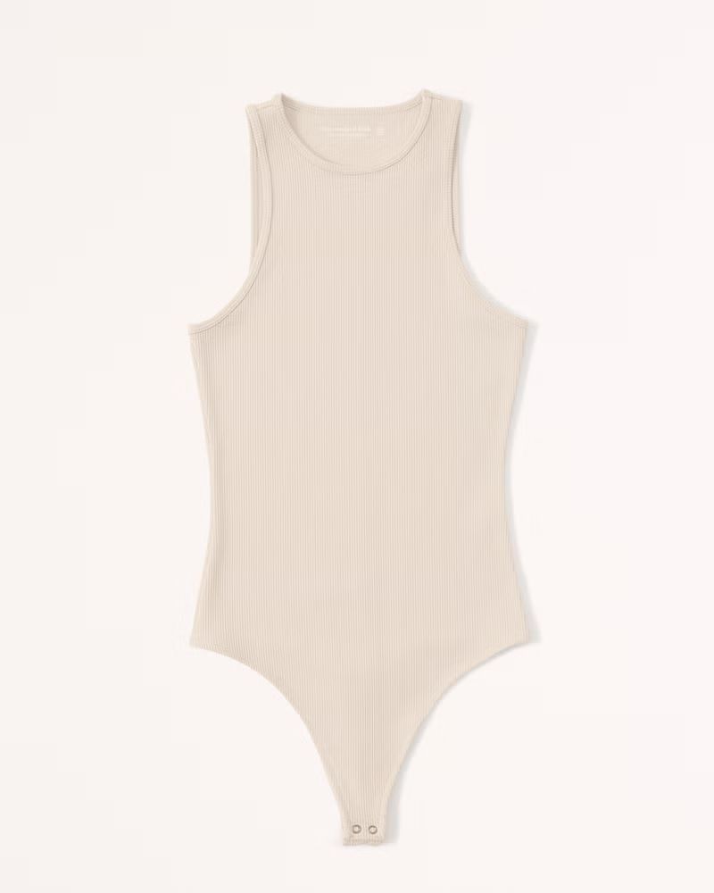 Essential Ribbed Tank Bodysuit | Abercrombie & Fitch (US)