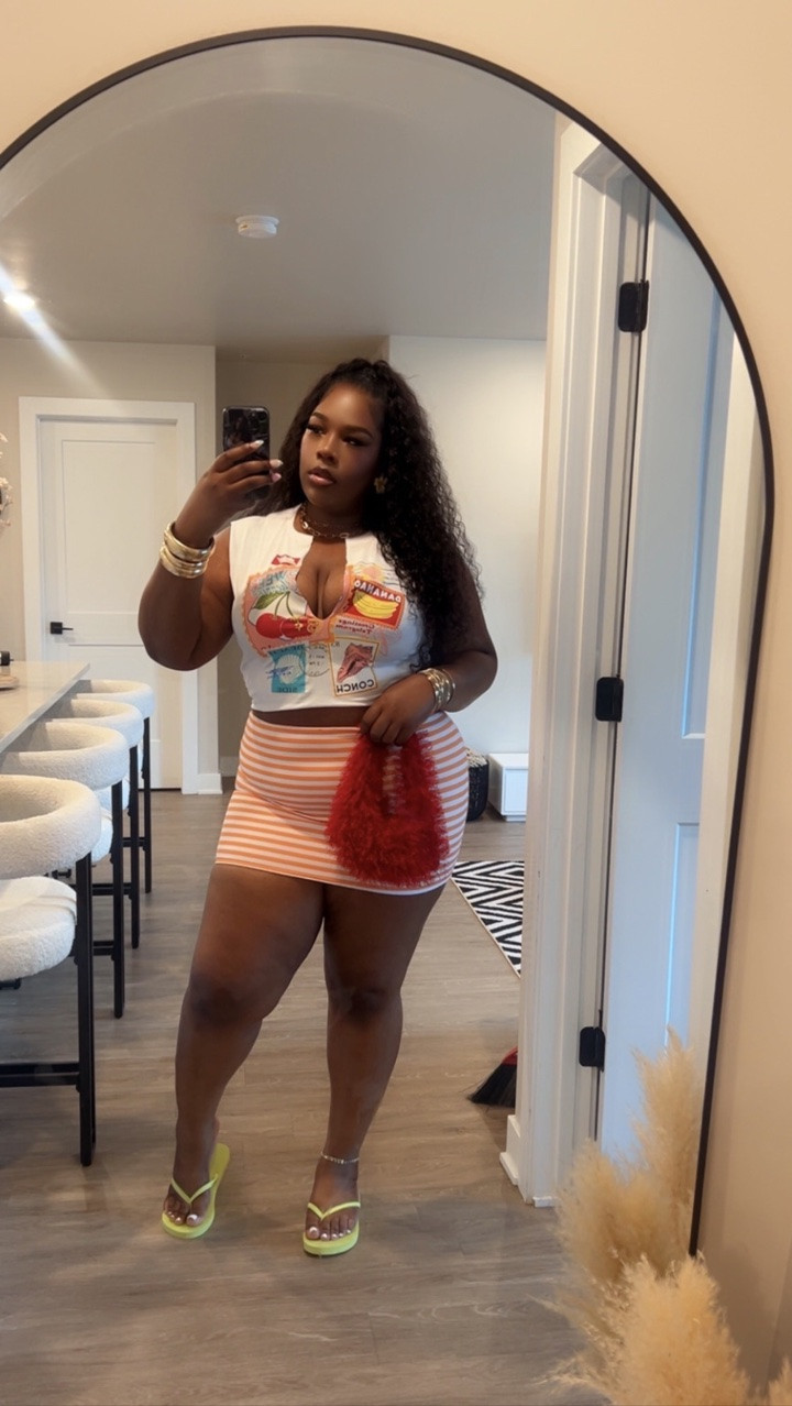 $30 Last minute Concert Outfit 🔥 How did I do yall?
@ups we need to talk! 🗣️🤣

COMMENT “CONCERT” for outfit links ⬇️⬇️⬇️

Top: @walmart size XXL
Skirt/ tube top: @target @targetstyle 
Earrings: @hm 

#explore #concertoutfit #randbtour

#LTKPlusSize #LTKgrwm #LTKootd