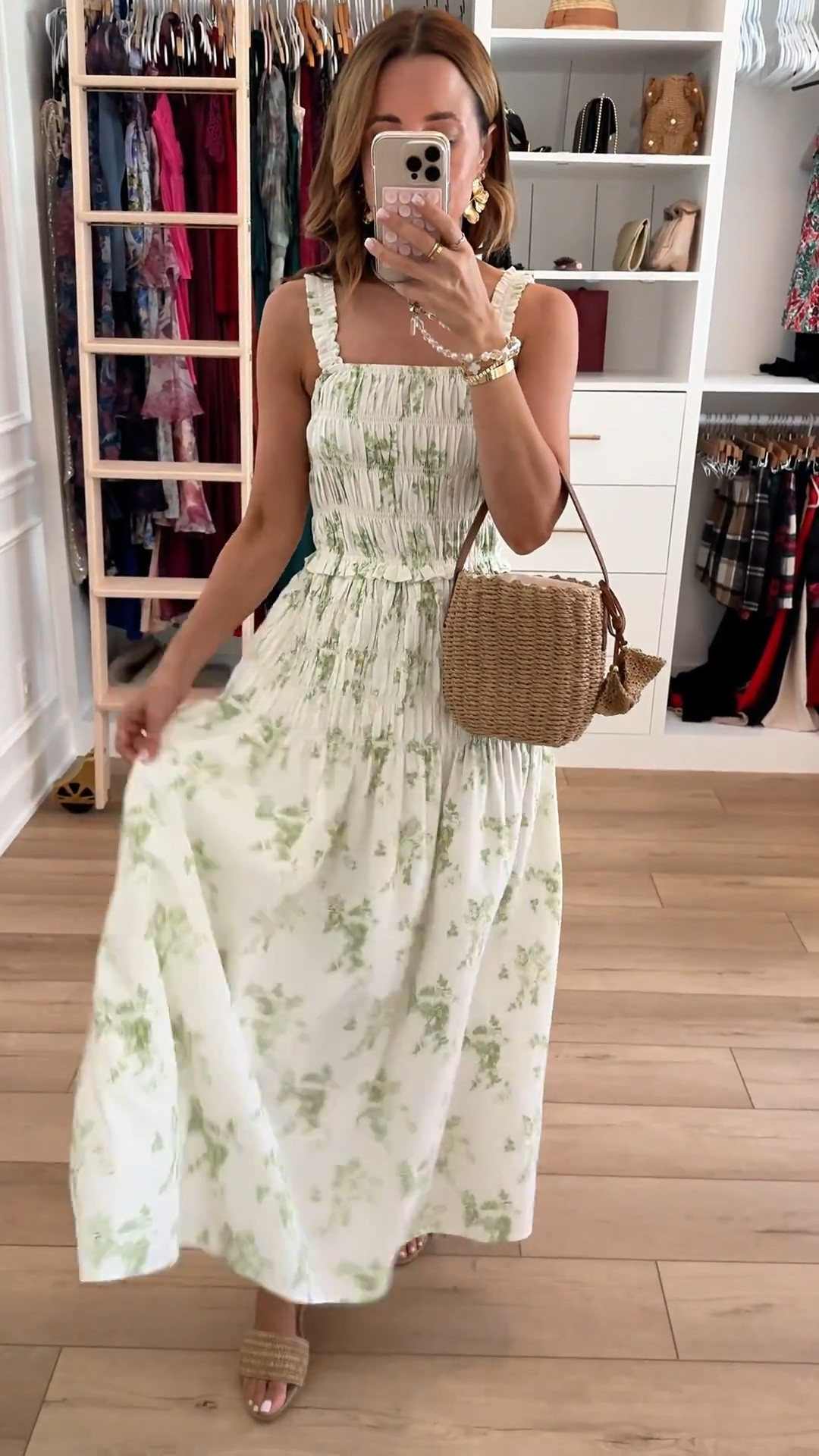 New Target arrivals. Floral maxi dress in XS. Size down if in-between. Target resort wear. Target vacation outfits. Target vacation dresses. Target resort outfits. Summer dresses. Baby shower dress. Wedding shower dress. Spring dresses. Neutral sandals are TTS. 

#LTKootd #LTKWedding #LTKTravel