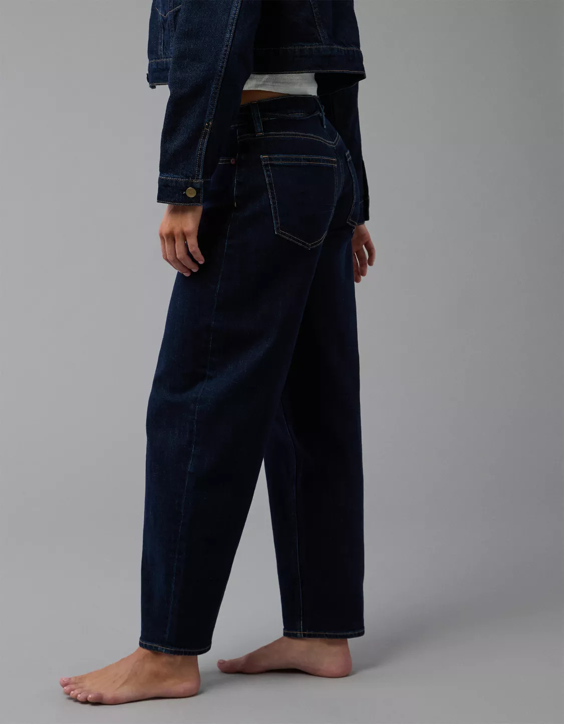 AE Stretch Barrel Jean | American Eagle Outfitters (US & CA)