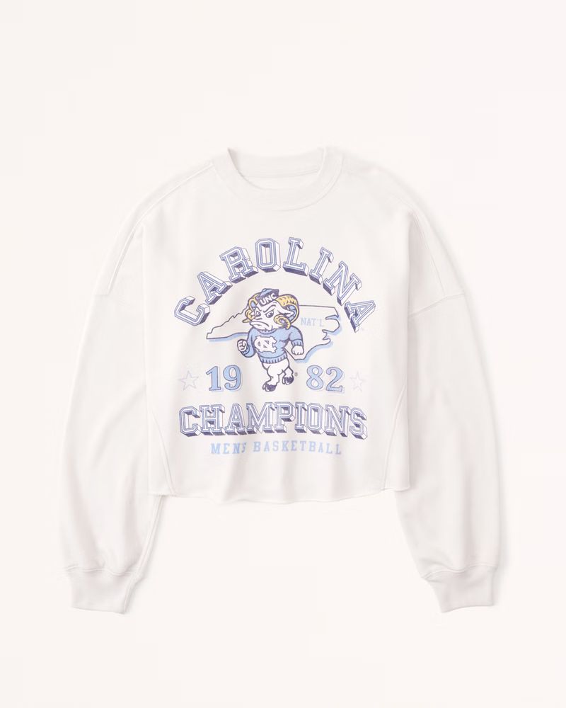 Essential UNC College Cutoff Crew | Abercrombie & Fitch (US)