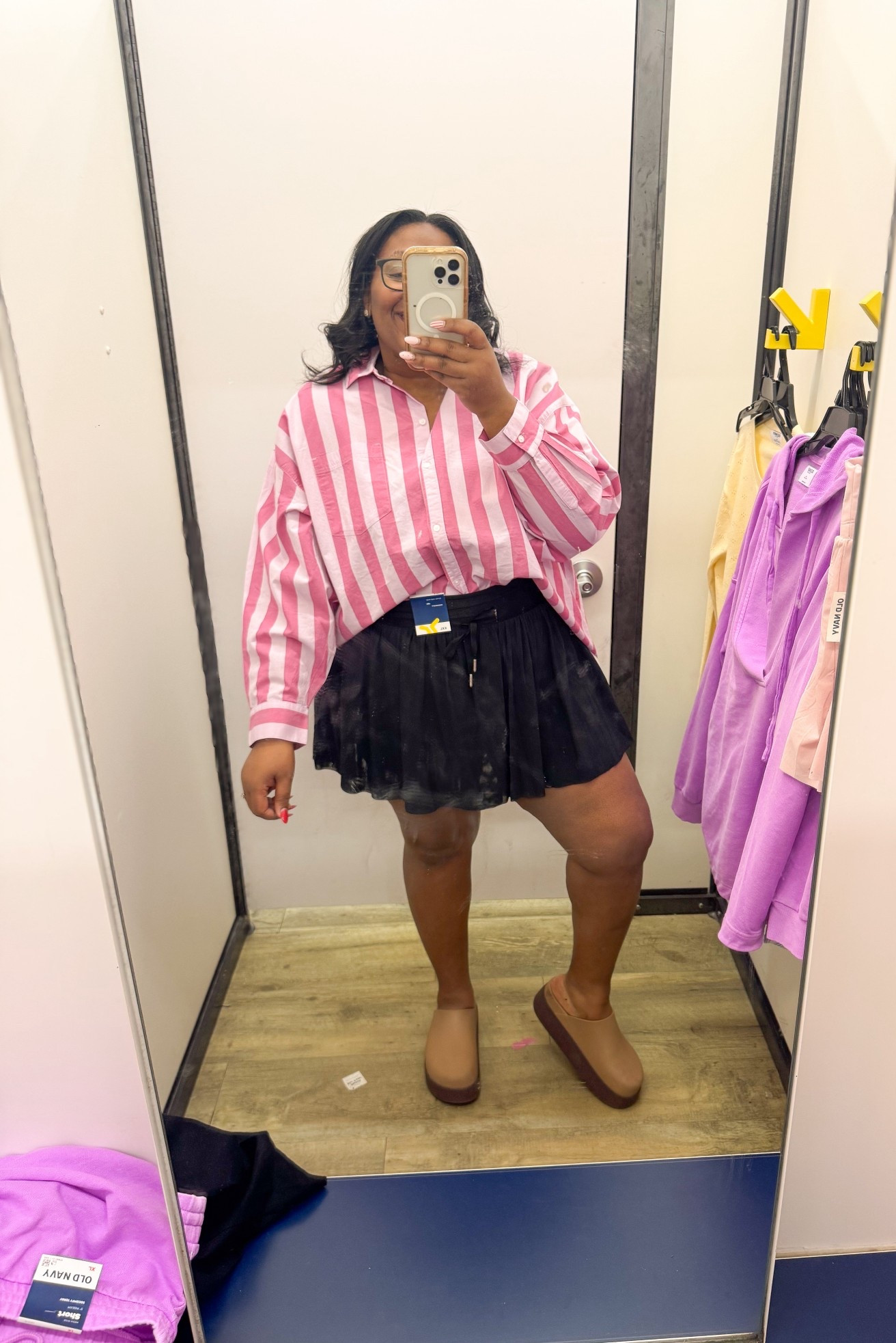 Snagged the shirt and now I need to go back for the skirt 🤩 It HAS shorts underneath !! 

Wearing an XL in the skirt 

#LTKspringtrends #LTKPlusSize #LTKootd