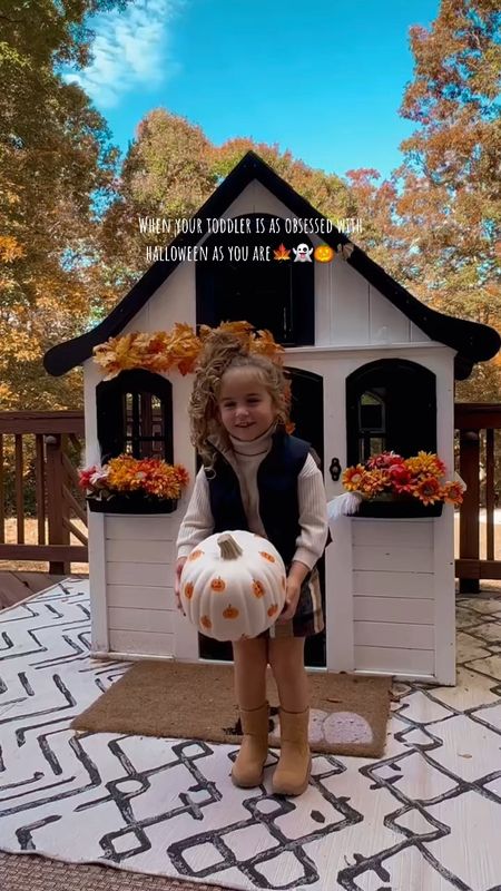 Playhouse and fall outfit 🍁🍂

#LTKHoliday #LTKkids #LTKbaby