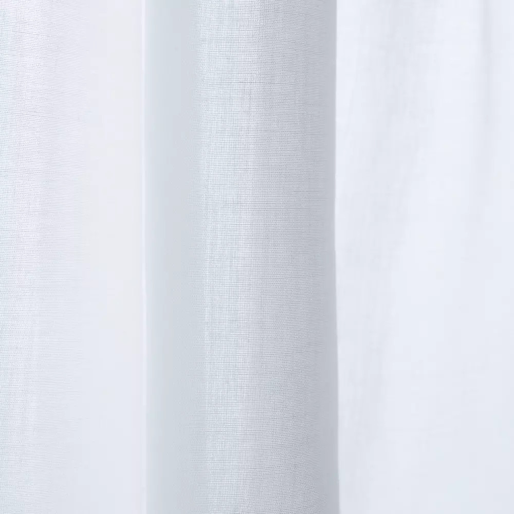 Buy Habitat Plain Voile Curtains Panel - White | Curtains | Habitat | Habitat UK