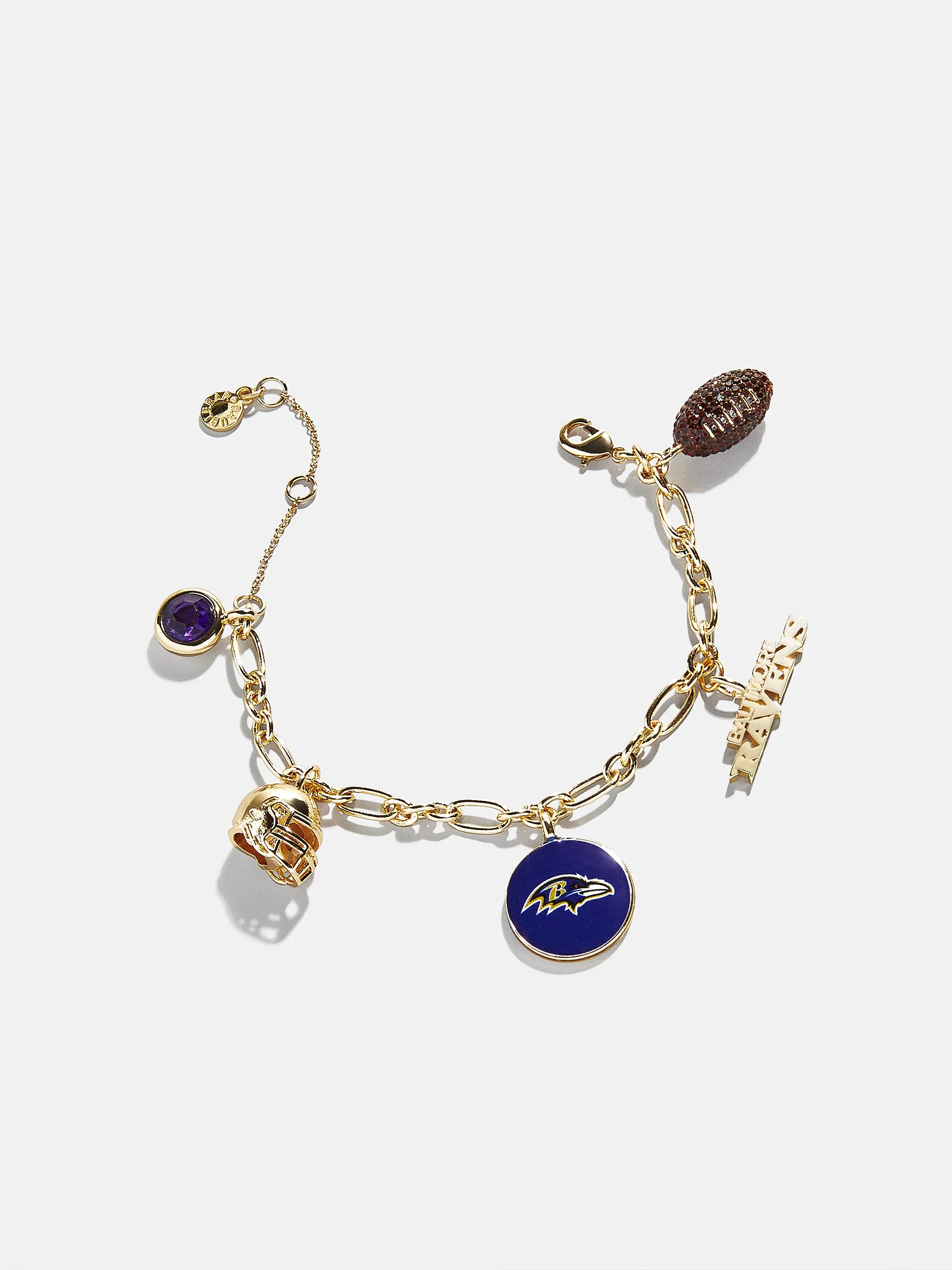 NFL Charm Bracelet - Baltimore Ravens | BaubleBar
