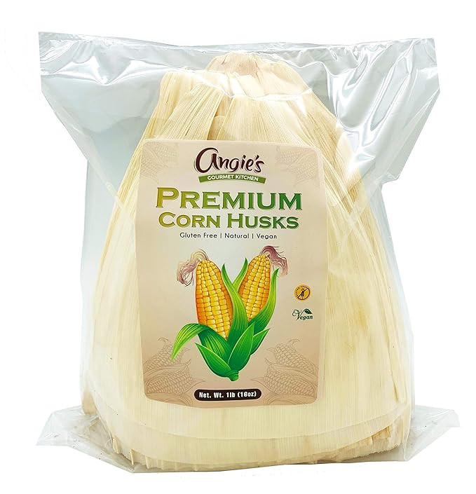 Angie's Gourmet Kitchen Premium Corn Husks 1lb (16oz) | Amazon (US)