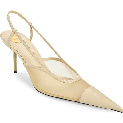 Saint Laurent Renee Slingback Pump in Ivory at Nordstrom, Size 9.5Us | Nordstrom