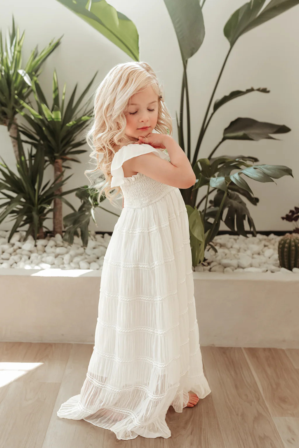 Marabella Dress (white chiffon) | INDIE BLUE