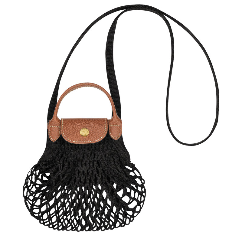 Le Pliage Filet XS Mesh bag Black - Canvas (10139HVH001) | Longchamp US | Longchamp