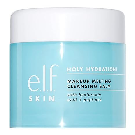 e.l.f. Holy Hydration! Makeup Melting Cleansing Balm, Face Cleanser & Makeup Remover, Infused wit... | Amazon (US)