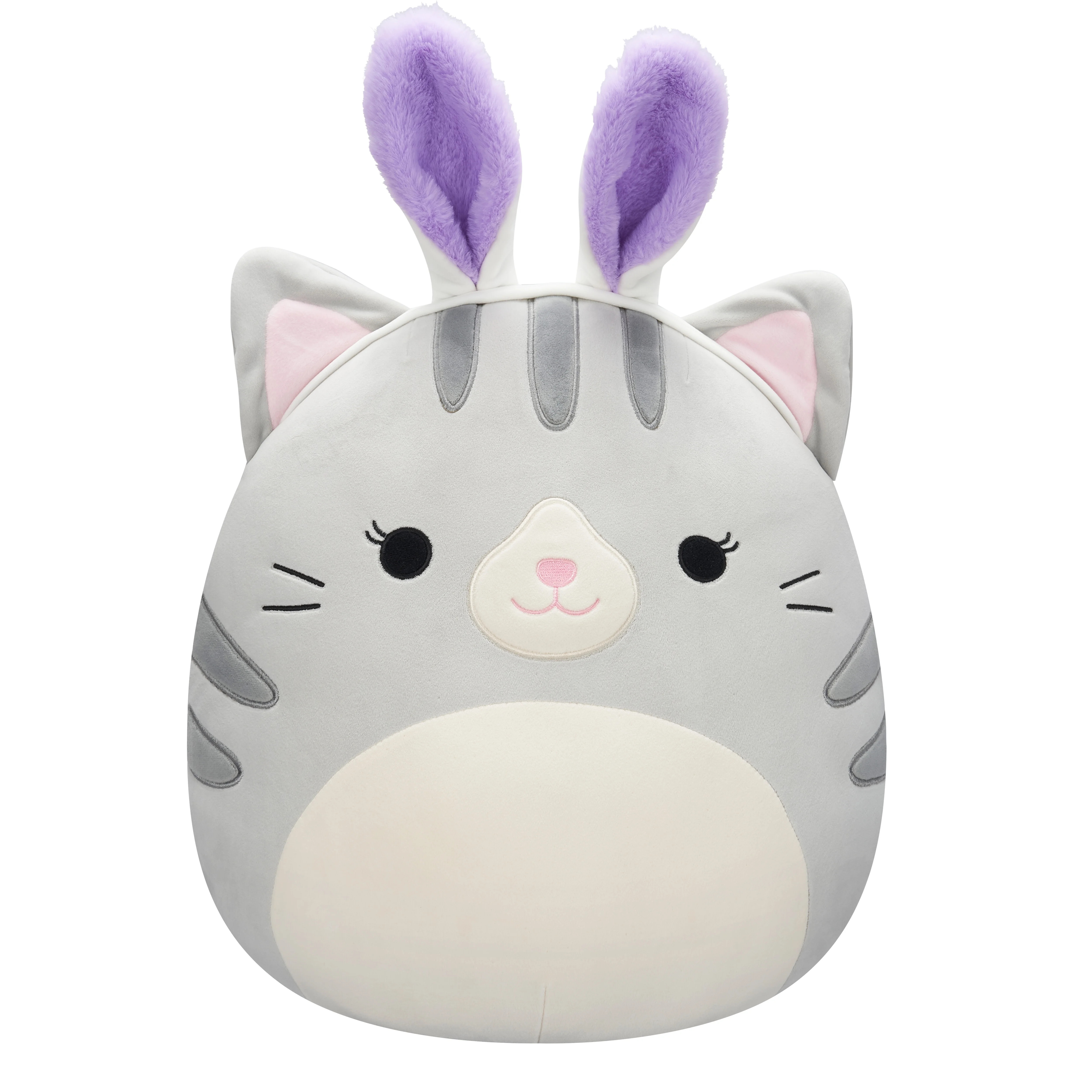 Squishmallows 16” Tally the Grey Tabby Cat with Bunny Ears - Ultra Soft Easter Plush | Walmart (US)