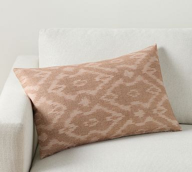 Ventura Ikat Lumbar Pillow | Pottery Barn (US)