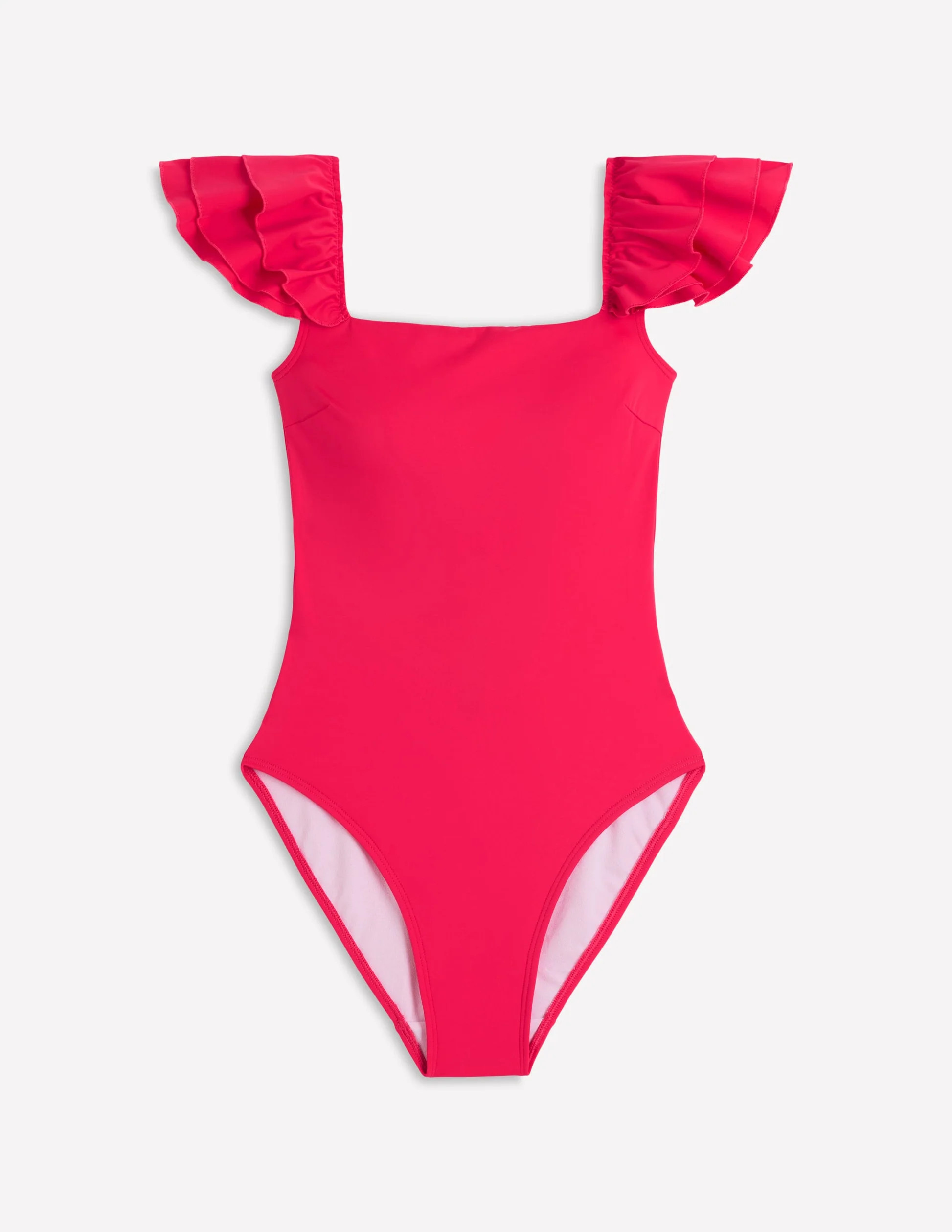 Mega Ruffle Swimsuit-Rosy | Boden (US)