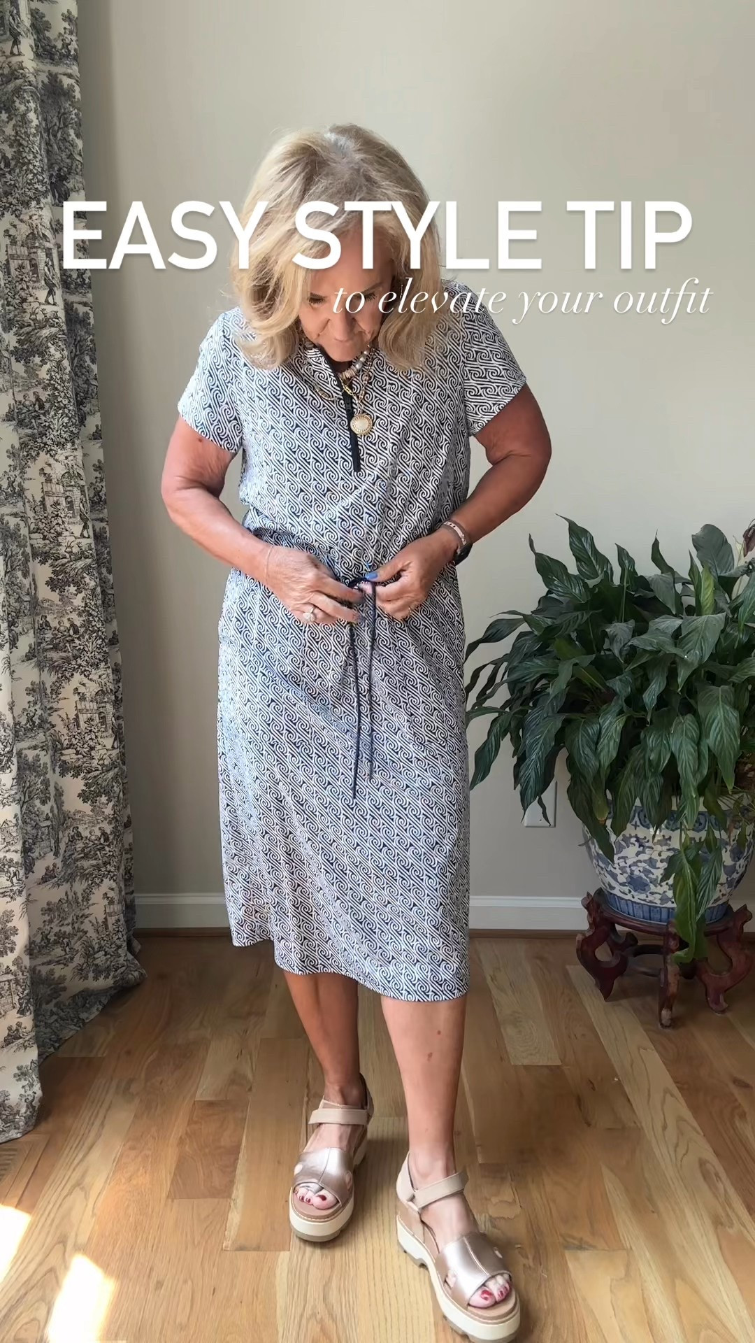 It’s really no secret. It’s just a reminder, add that third piece. Or in the case of dress, add the second piece. Like this striped Spanx air essentials crewneck.
Which way did you like it over your shoulders or around the waist? 

Dress is super lightweight and perfect for the heat travel theme parks. I’m wearing a size small. I did size down. It does come in a petite as well, but I got the regular. 

The crewneck I’m wearing a size large you can take 15% off your first order at SPANX with code NANETTEXSPANX that is for new customers only 

MY SHOES ARE SUPER STURDY AND COMFY AND THEY’RE AN INCREDIBLE VALUE. THEY COME IN A COUPLE OF DIFFERENT COLORS AND THEIR TRUE SIZE.

SUMMER OUTFIT, TRAVEL OUTFIT European travel  Talbots 


#LTKSaleAlert #LTKOver40 #LTKTravel