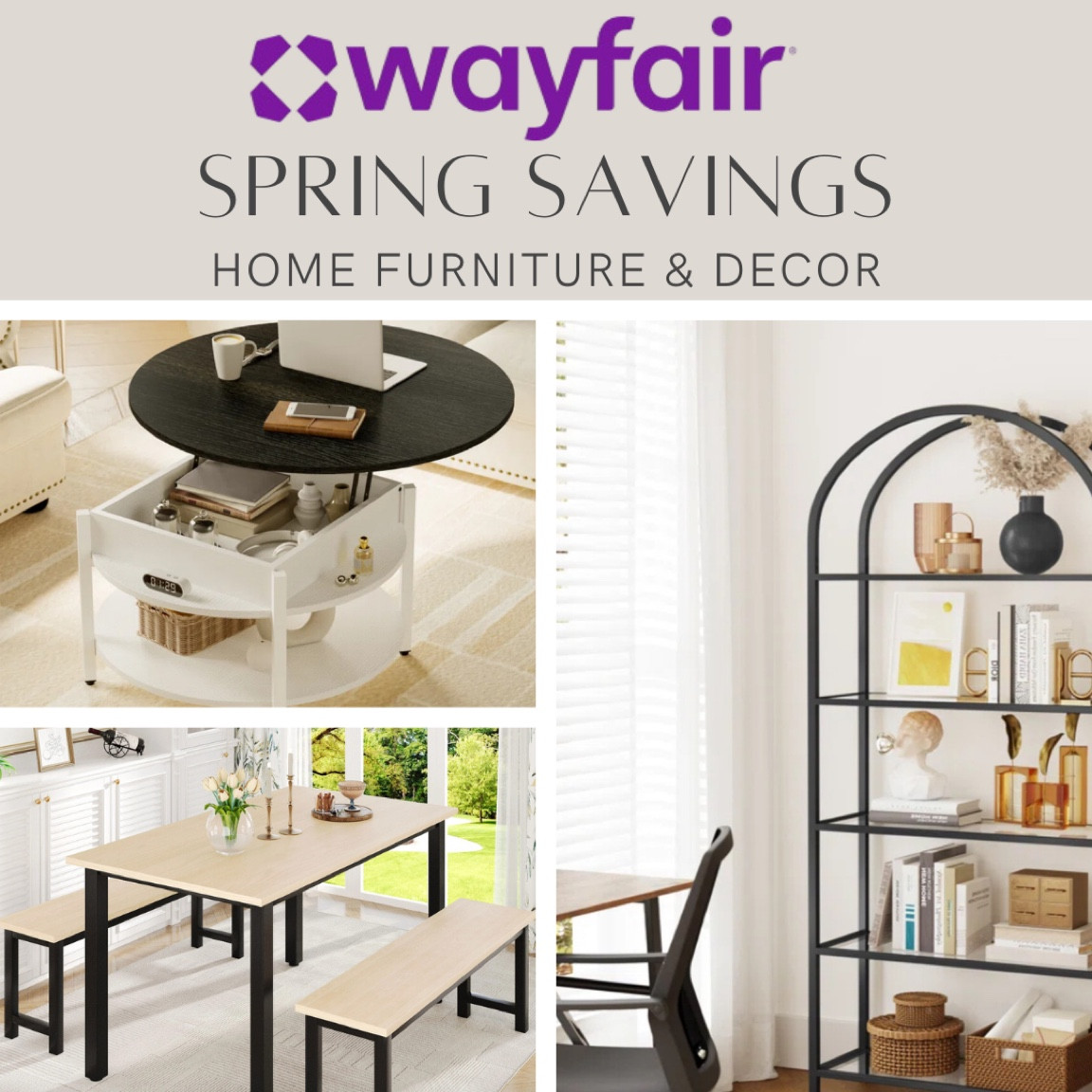 Wayfair is having their Spring Savings Sale! Check out all their amazing home furniture & decor on sale today!! 

#wayfair #springsavings #furniture #furnituresale #sale 

#LTKSaleAlert #LTKStyleTip #LTKHome