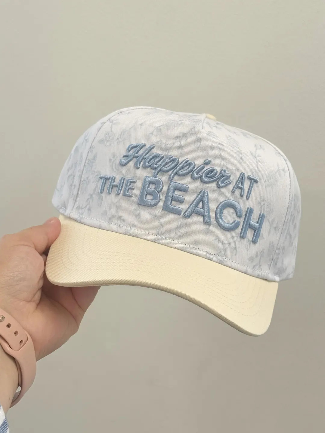 Happier at the Beach Vintage Trucker Hat - Etsy | Etsy (US)