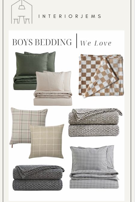 Pilllows, bedding sets, duvet covers and pillowcase, throw pillows, blankets. Checkered blankets, amazon home, h & m home, Etsy 

#LTKhome #LTKstyletip #LTKsalealert