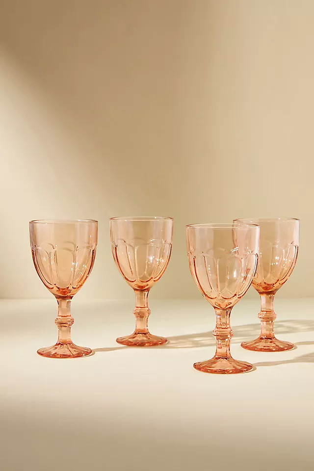 Louise Wine Glasses, Set of 4 | Anthropologie (US)