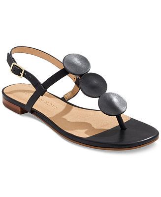Women's Worth Slip-On T-Strap Slingback Sandals | Macy's