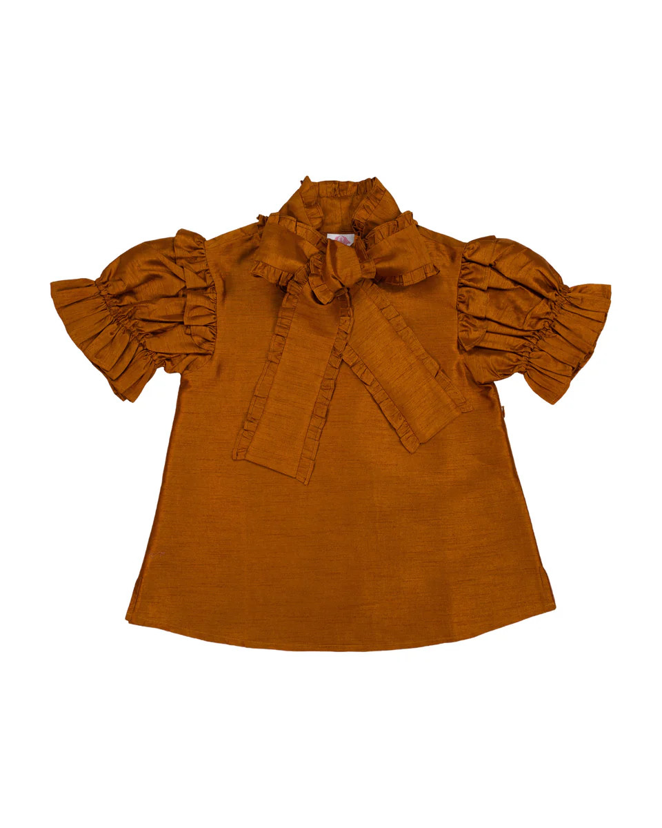 Josie Top in copper | Elizabeth Wilson Designs