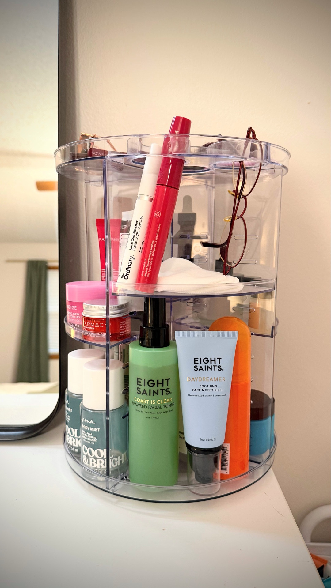 My acrylic makeup organizer is currently on a limited time deal on Amazon.

It snaps together in just a few minutes, rotates smoothly, can be wiped down easily and keeps my essentials in view and within reach.

#LTKHome #LTKBeauty #LTKSaleAlert