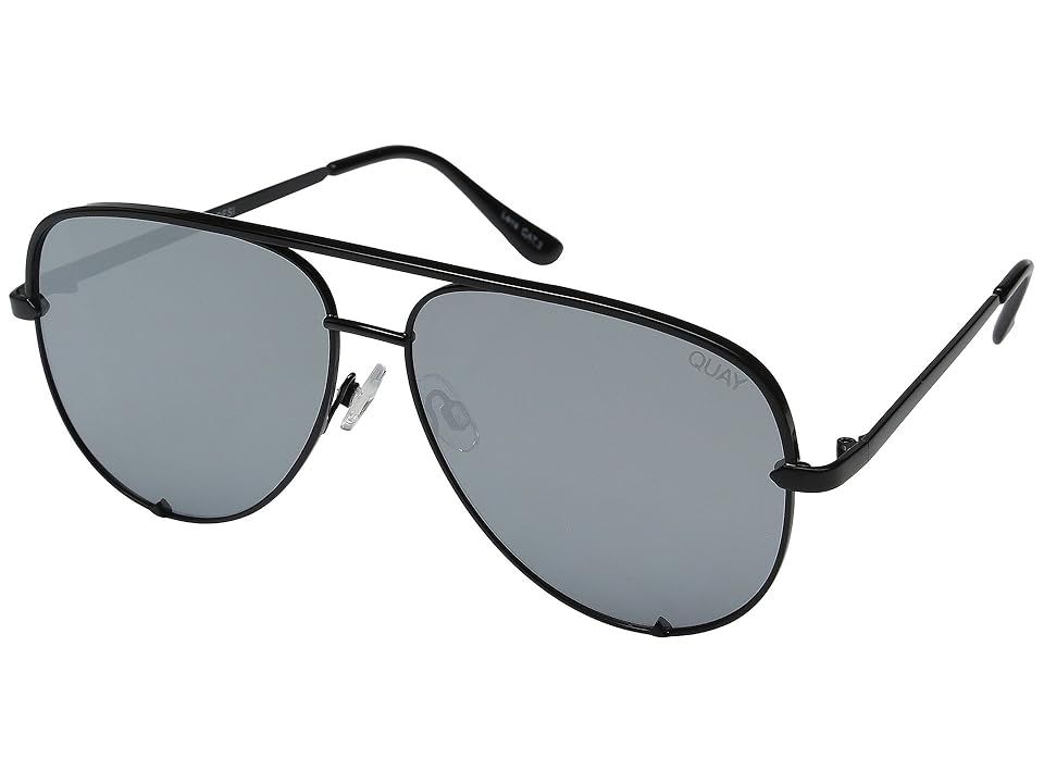 QUAY AUSTRALIA High Key QUAY X DESI (Black/Silver) Fashion Sunglasses | Zappos