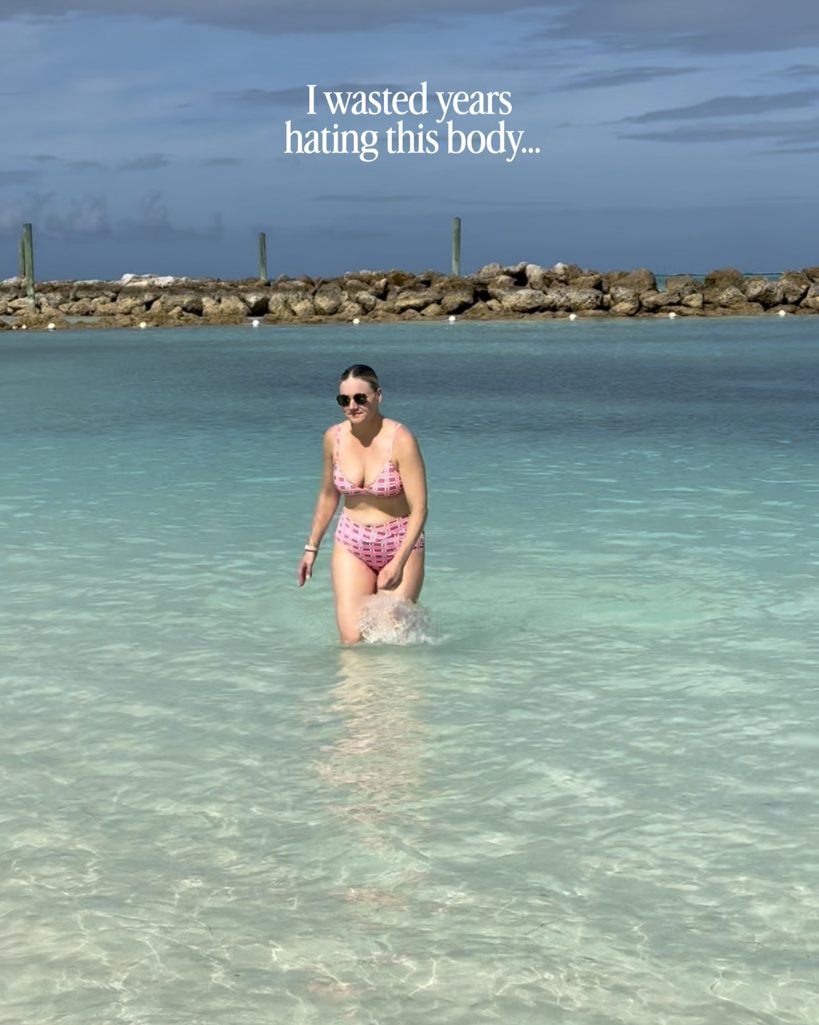 Flattering swim style 
Wearing a M in both top and bottoms

#LTKswimwear #LTKover50style #LTKcanada