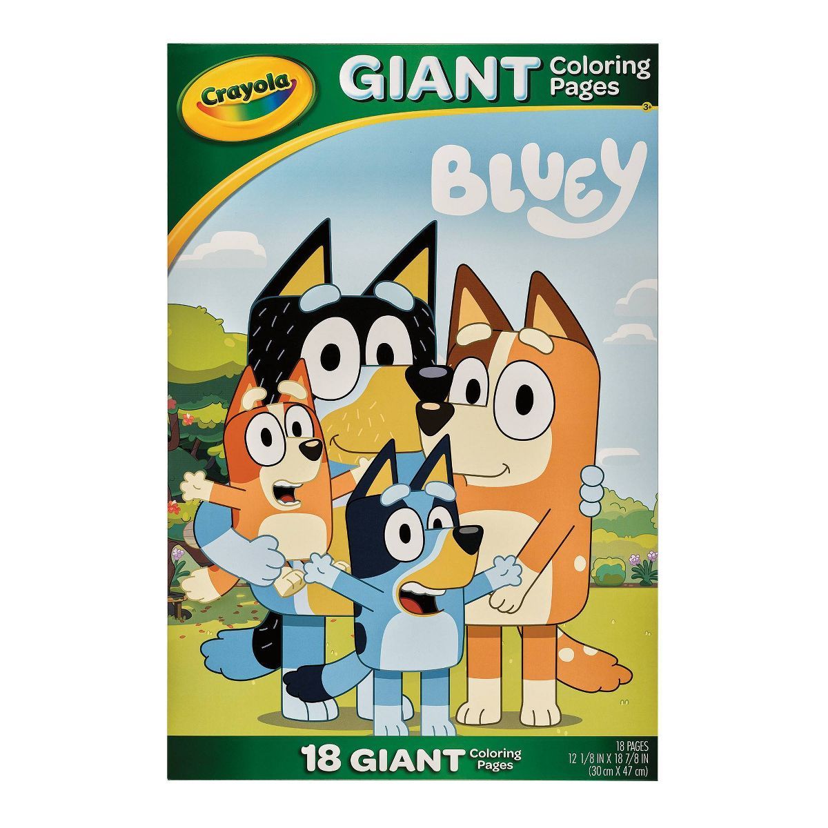 Crayola Giant Coloring Pages - Bluey | Target