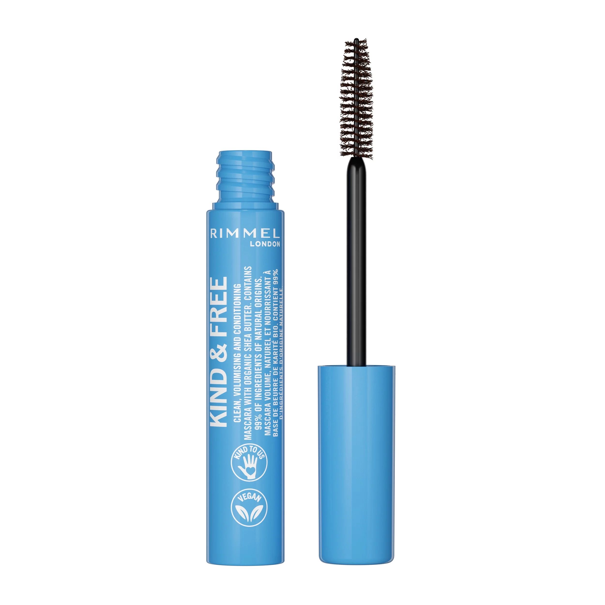 RIMMEL Kind & Free Clean Mascara, 002 Brown Black, 0.23 oz | Walmart (US)