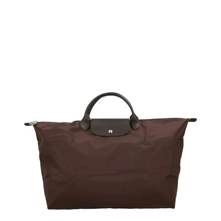 Longchamp Le Pliage Green Large Canvas Travel Bag, Brown | Walmart (US)