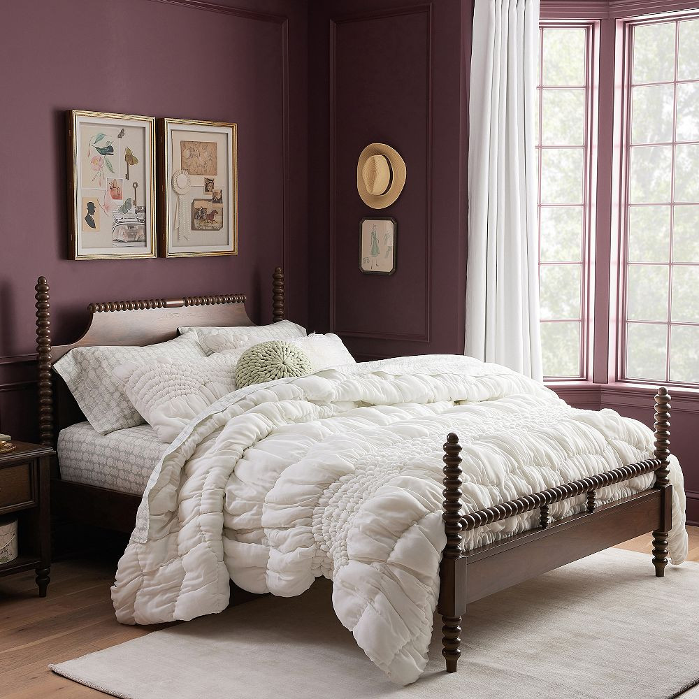 Chris Loves Julia Turned Wood Bed | Pottery Barn Teen