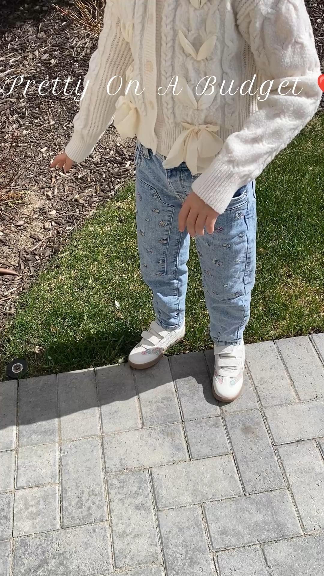 Stop scrolling 🙏🏻this is the outfit you didn’t know you needed until now.

Absolutely adorable, effortlessly elevated, and designed to turn heads… these easy-on shoes paired with the most beautifully detailed denim create that perfect modern, put🩷together look every mom is searching for. And the sweater? A soft, feminine knit with that LoveShackFancy-inspired ribbon detail that gives it that dreamy, boutique feel 🩷without the boutique price tag.

This is the kind of outfit that looks hig end… but actually lets your little girl live in it.

Playground? Yes.
Park days? Absolutely.
Running, laughing, getting a little messy? That’s the point.

Because here’s the truth finding something this stylish, this versatile, and this affordable all in one is rare.

✨ Elevated look
✨ Comfortable fit
✨ Built for real life
✨ Won’t break the bank

If you’ve been looking for that go to outfit that makes your toddler, baby girl, or young girl look effortlessly beautiful while still being practical… this is it.

Don’t wait on this pieces like this go fast, and once they’re gone, they’re gone.

#LTKmomlife #LTKBaby #LTKKids