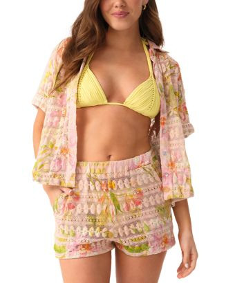 PQ Swim Blake Button Front Swim Cover-Up Shirt | Bloomingdale's Women | Bloomingdale's (US)