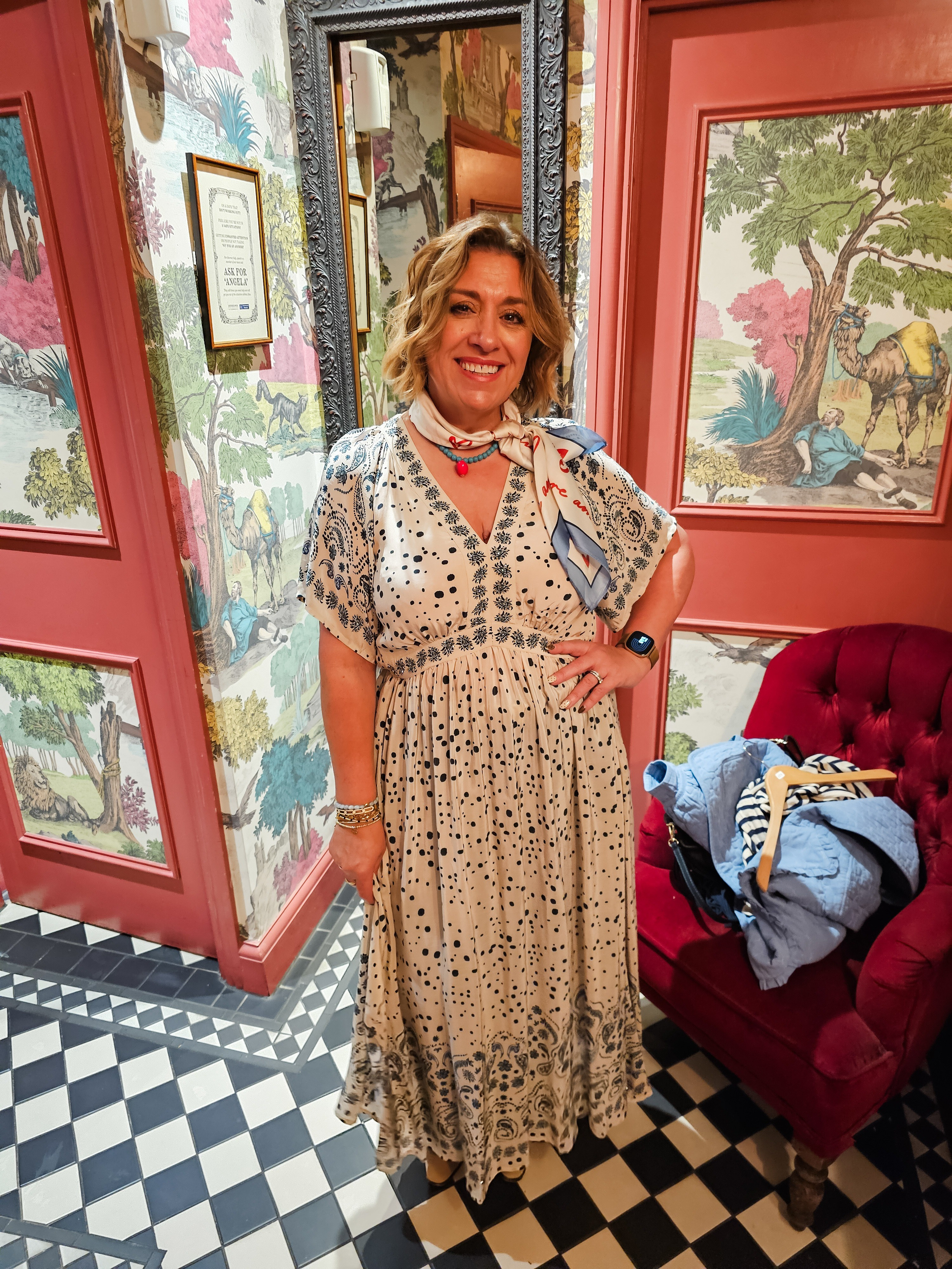 A gorgeous Summer dress.  Perfect for holidays in drapey viscose. Pretty print and beaded details.

#LTKover50style #LTKpetite #LTKdresses