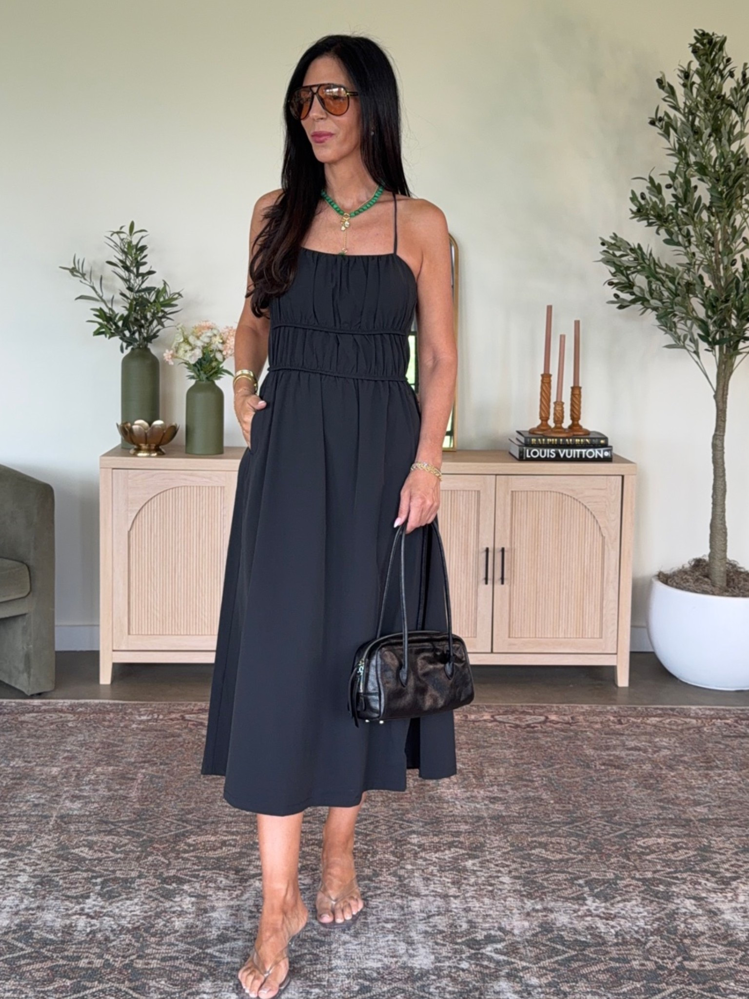 This $26 dress couldn’t be more perfect!  Moisture-wicking, adjustable straps, shelf bra with the best removable pads. Also wrinkle resistant 
Wearing a small 3 ways!

#LTKU #LTKOver40 #LTKootd

#LTKdayinmylife #LTKgrwm