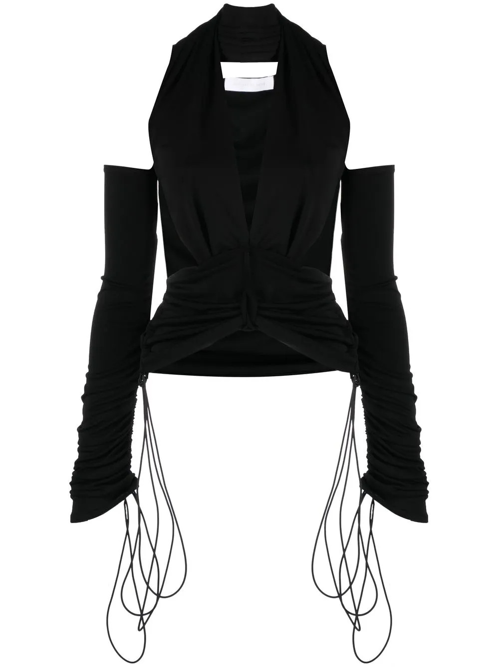 Donna draped cut-out top | Farfetch Global