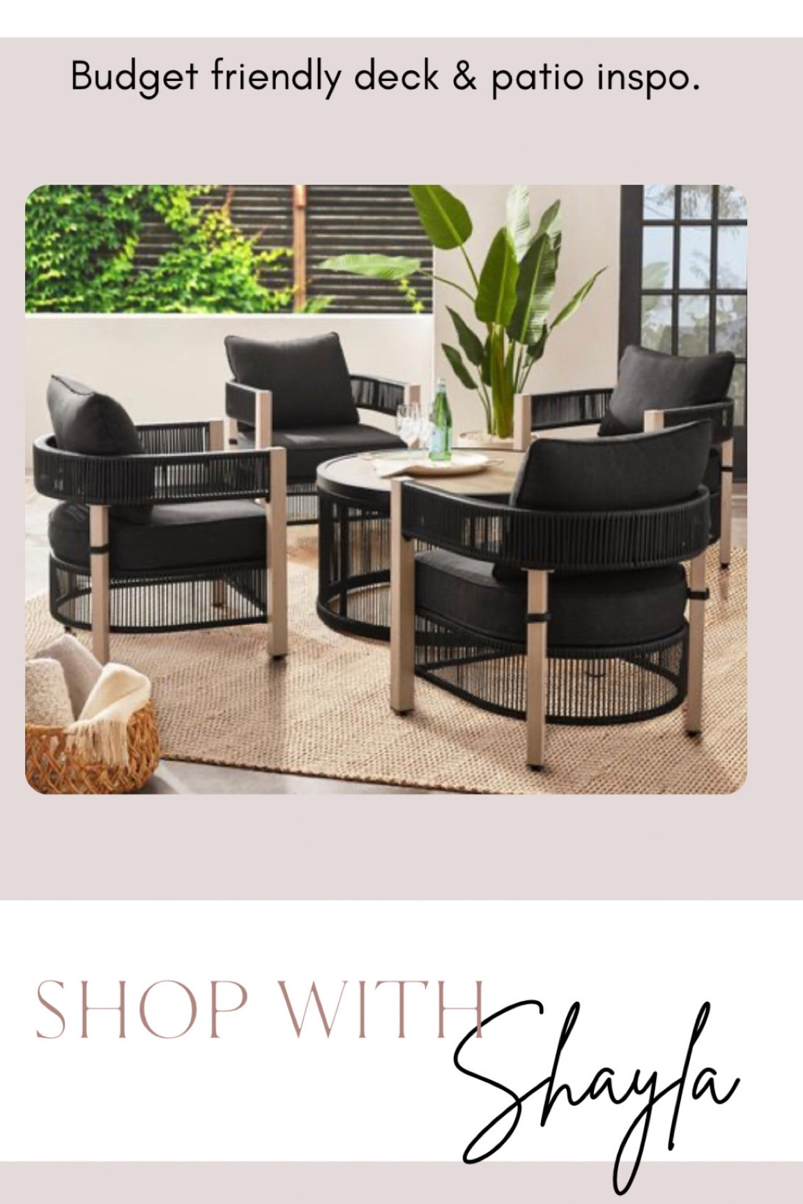 Sharing budget friendly outdoor patio furniture and accessories  

#LTKhome #LTKstyletip #LTKSeasonal