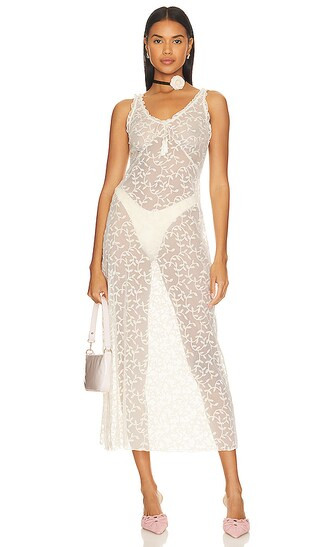 Tank Gown in Vintage Embroidery | Revolve Clothing (Global)