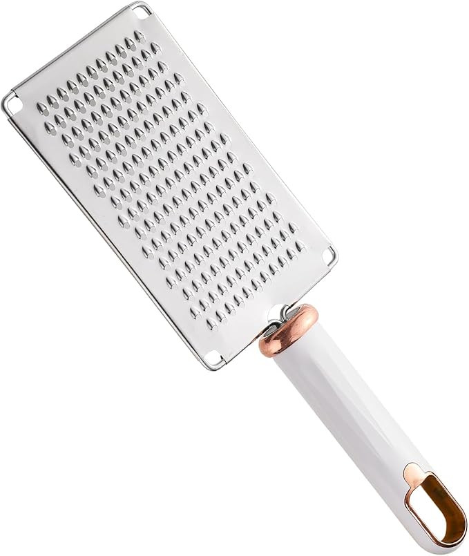 Flat Grater Square Stainless Steel, Professional Cheese Grater Large Hole Stainless Steel Graters... | Amazon (US)