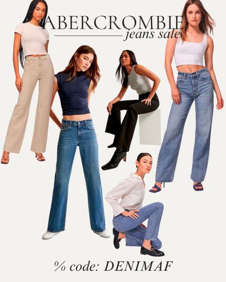 All my favorite jeans styles from the Abercrombie sale 

Jeans under $100 - Abercrombie denim - % code: DENIMAF  

#LTKsalealert #LTKBacktoSchool #LTKunder100