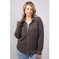 Thread & Supply Cassin Soft Luxe Button Up Shirt in Brown Heather | Glik's
